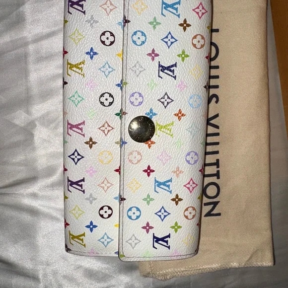 Louis Vuitton Multicolor MURAKAMI Women's Sarah Wallet - Picture 2 of 9